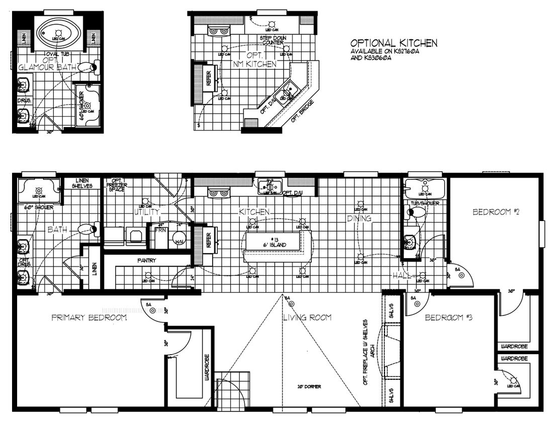 The K2760A Floor Plan