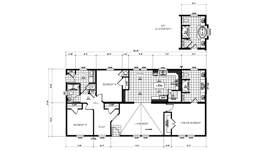 The K2756A Floor Plan