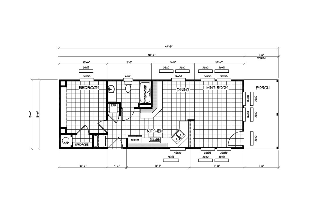 The KS1640A Floor Plan