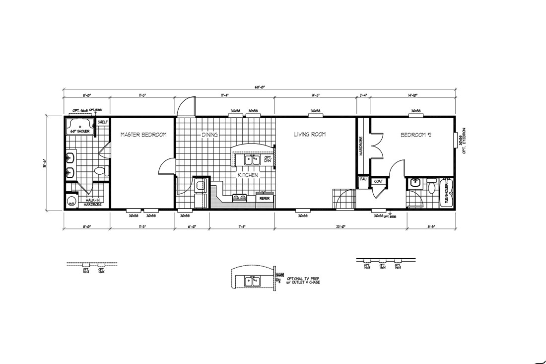 The KS1668A Floor Plan