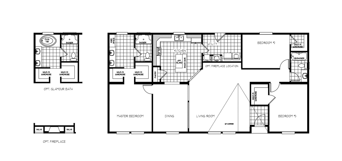 The K3060A Floor Plan