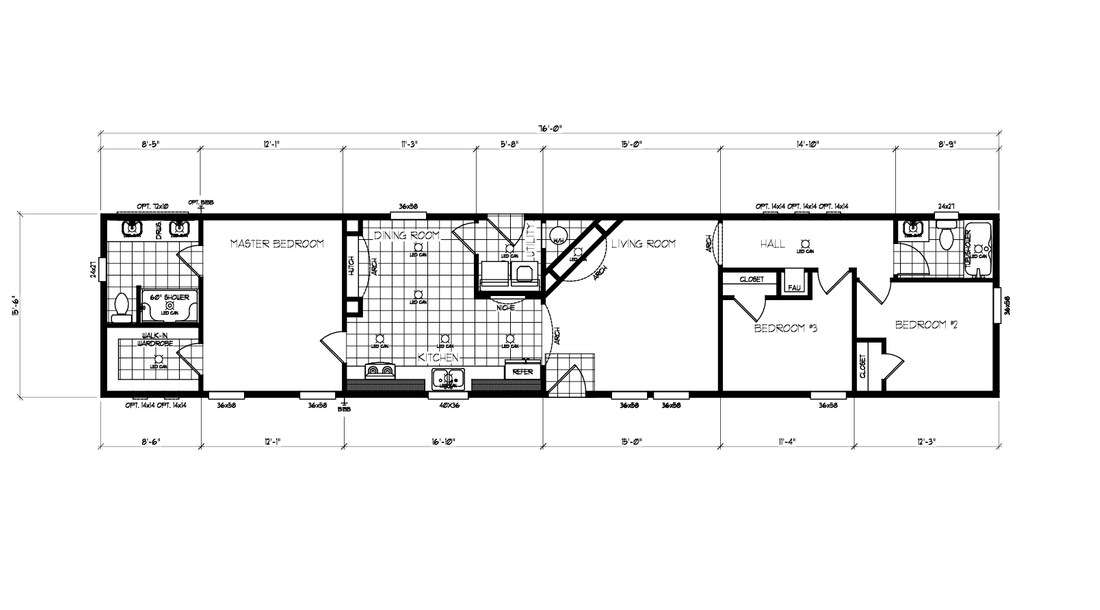 The K1676J Floor Plan