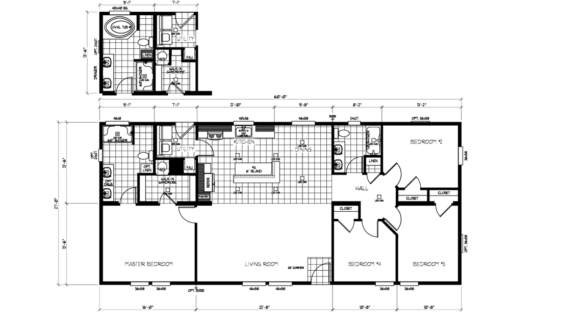 The K2760B Floor Plan