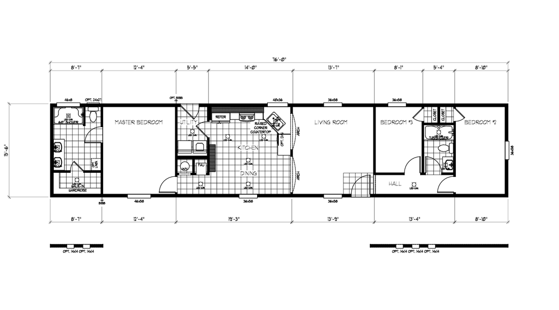 The K1676A Floor Plan