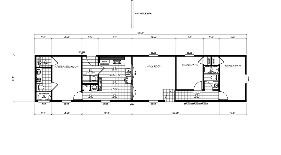 The K1670A Floor Plan