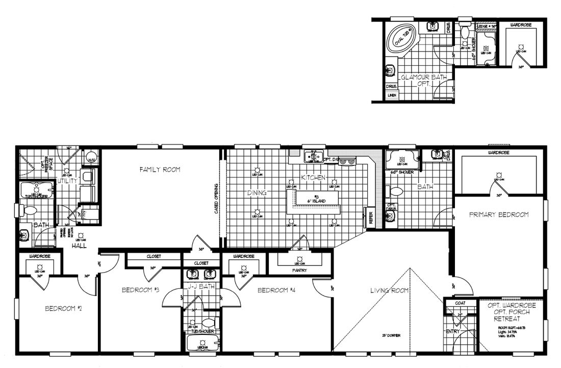 The K3076A Floor Plan