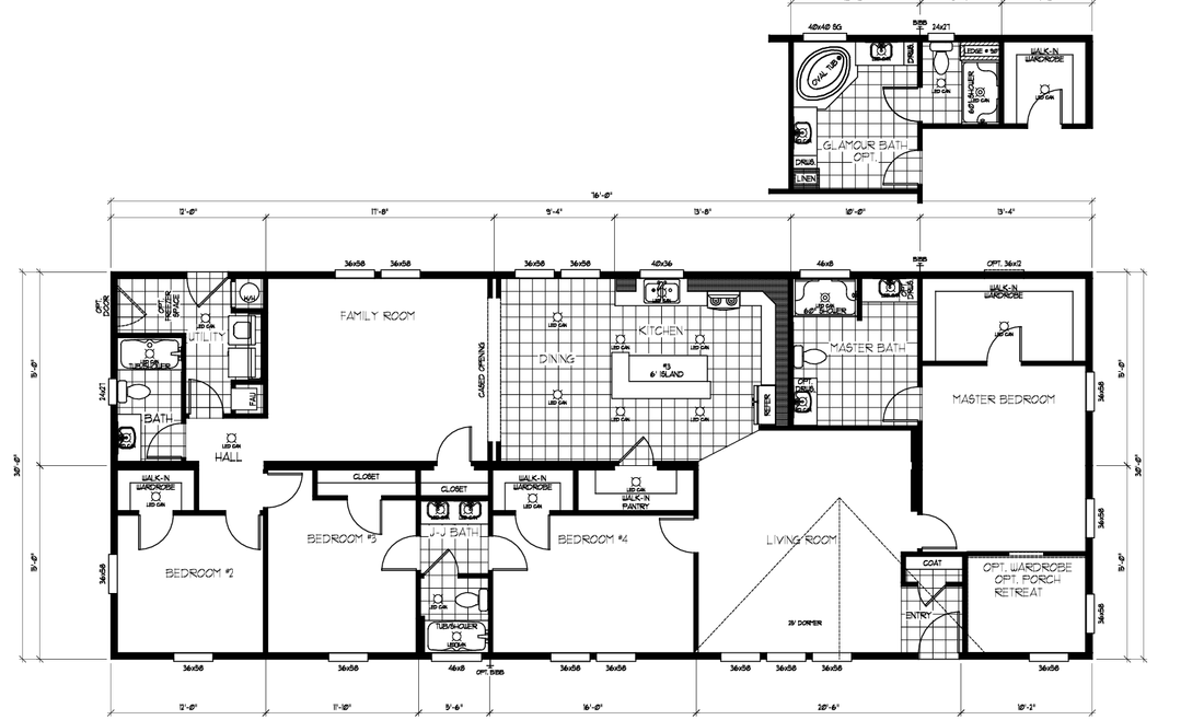 The K3076A Floor Plan