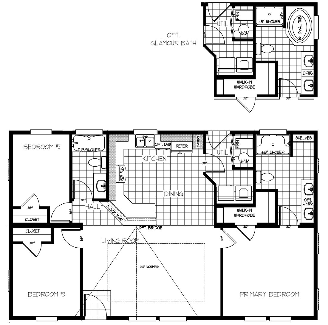 The K2744A Floor Plan
