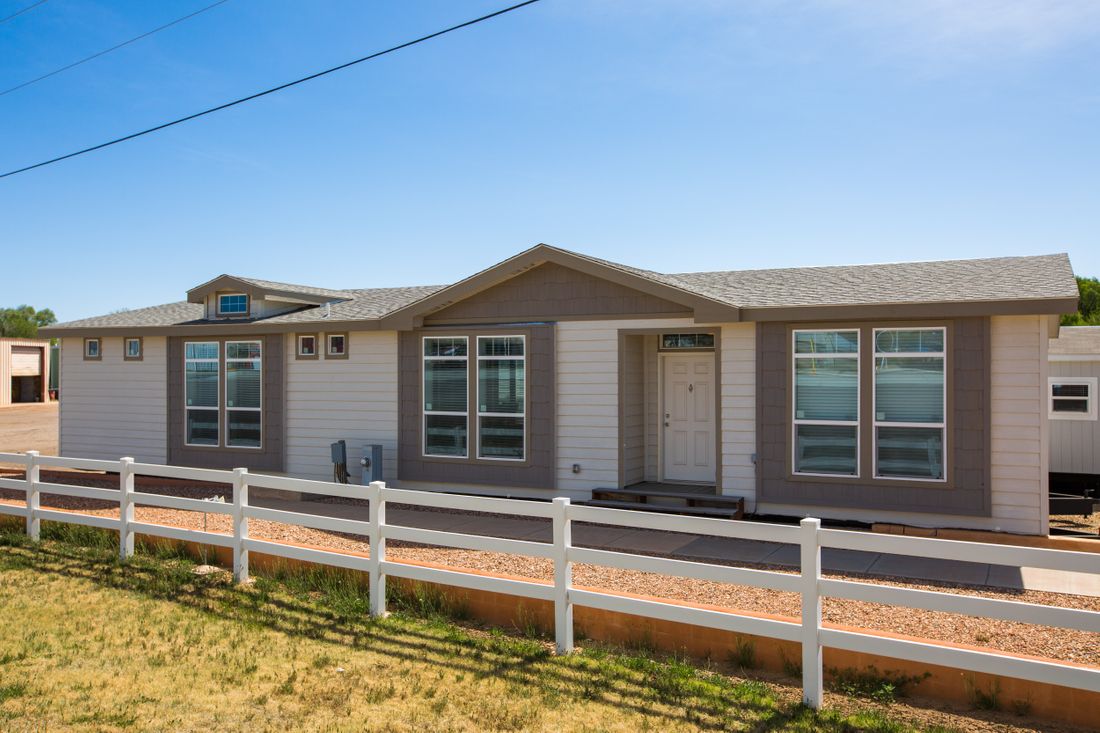 The TRANQUILITY TR3062A Exterior. This Manufactured Mobile Home features 3 bedrooms and 2 baths.