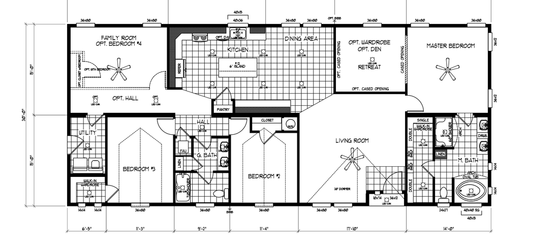 The ENCHANTMENT 3070A Floor Plan
