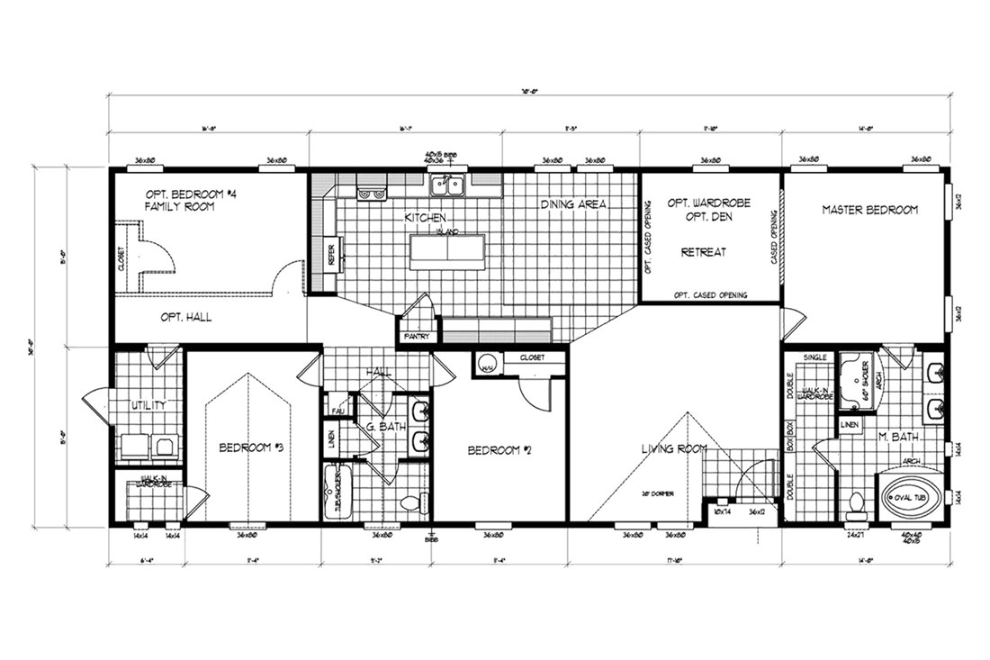 The ENCHANTMENT 3070A Floor Plan