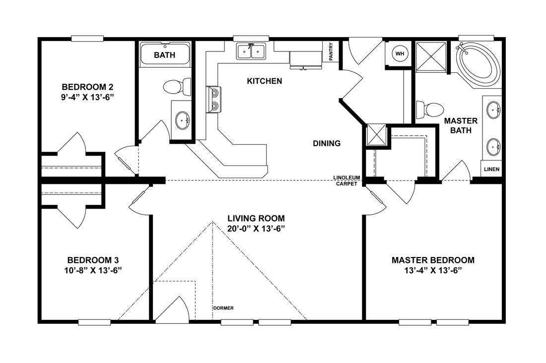 The K2744A Floor Plan
