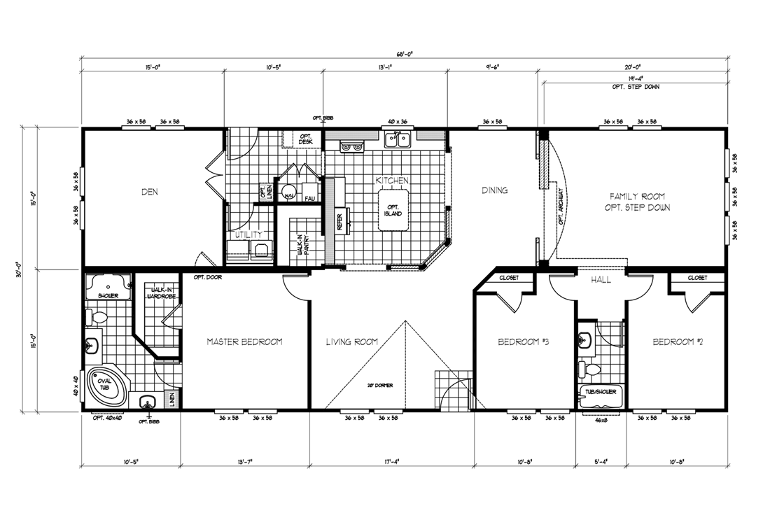 The K3068C Floor Plan