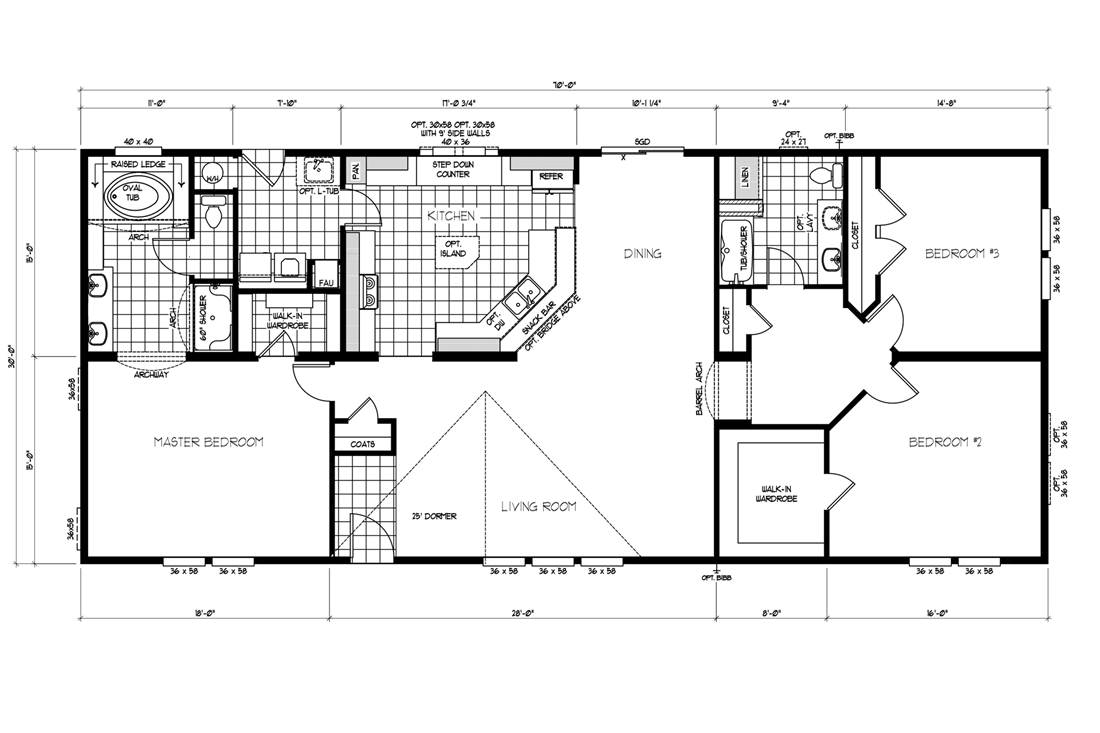 The K3070A Floor Plan