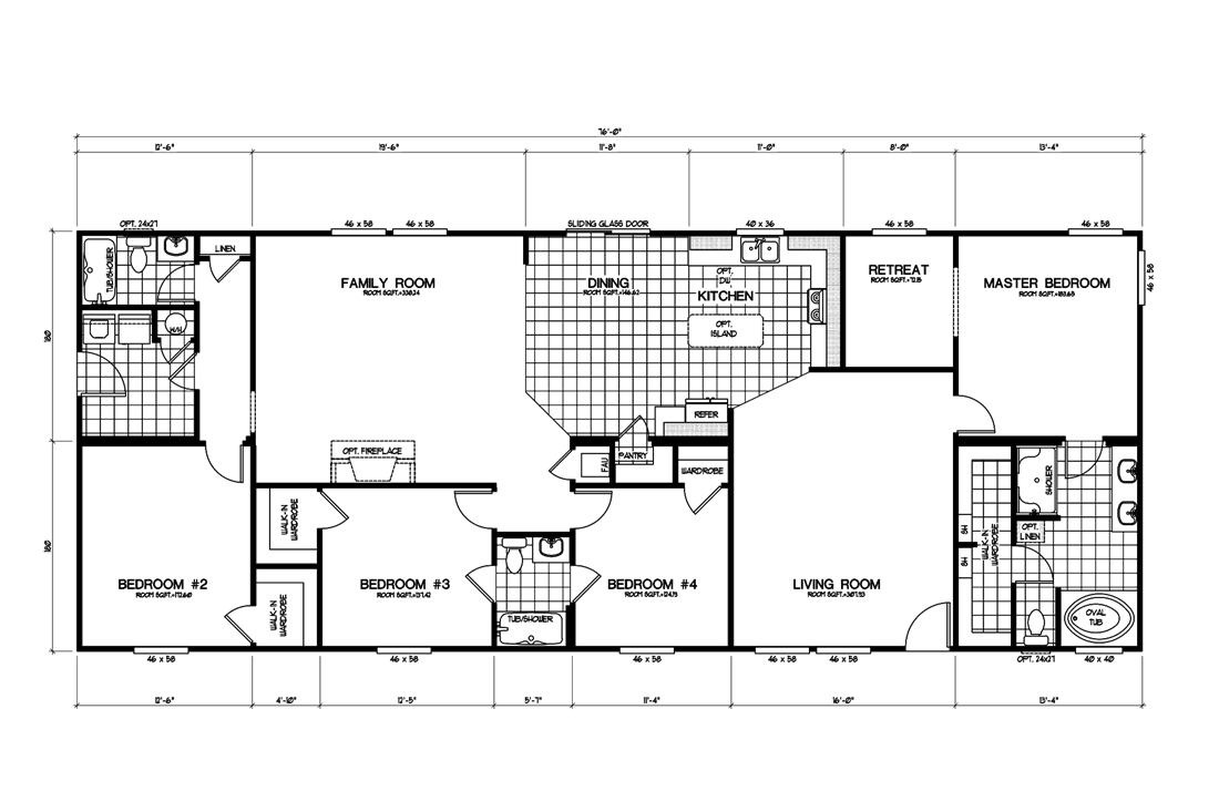 The K3076B Floor Plan