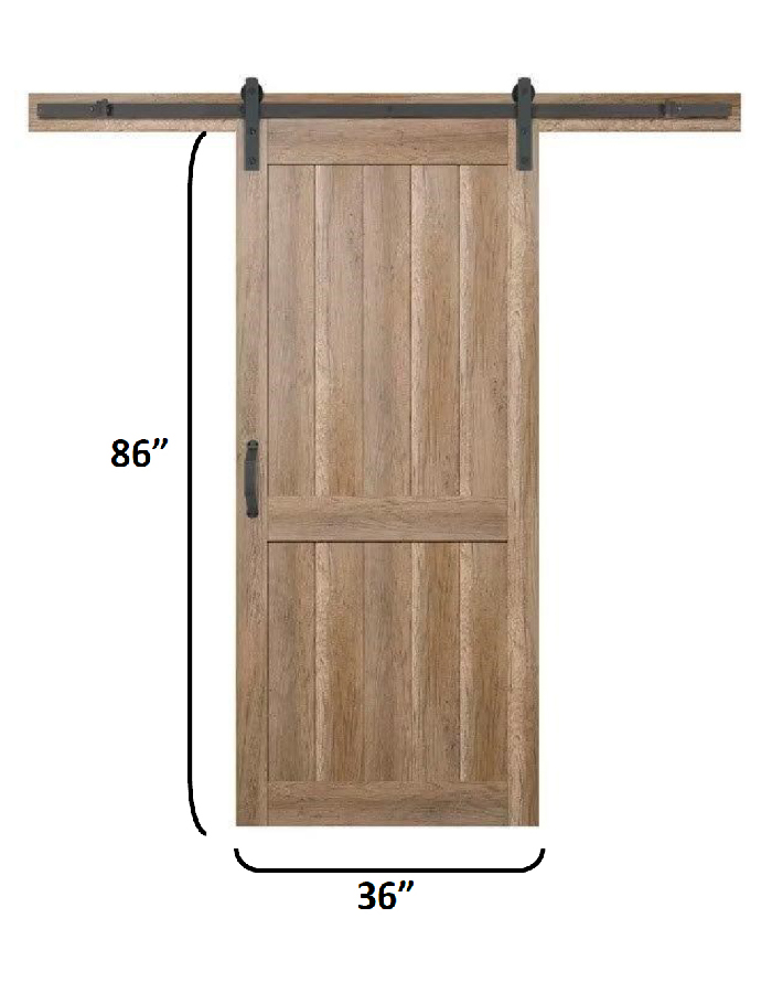 36” Barn Door