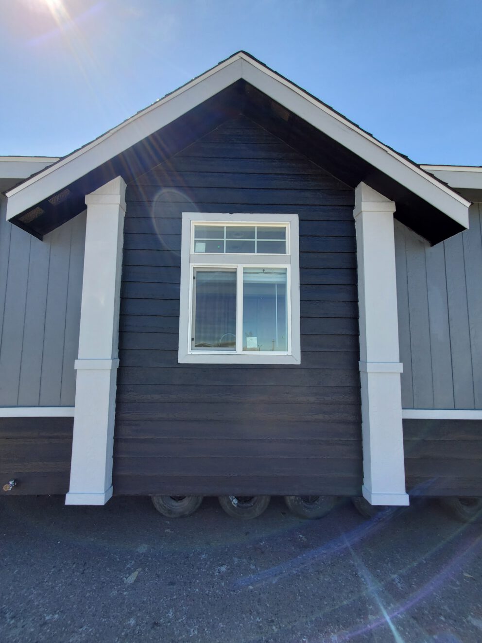 Cut Thru Dormer with Columns and Lap