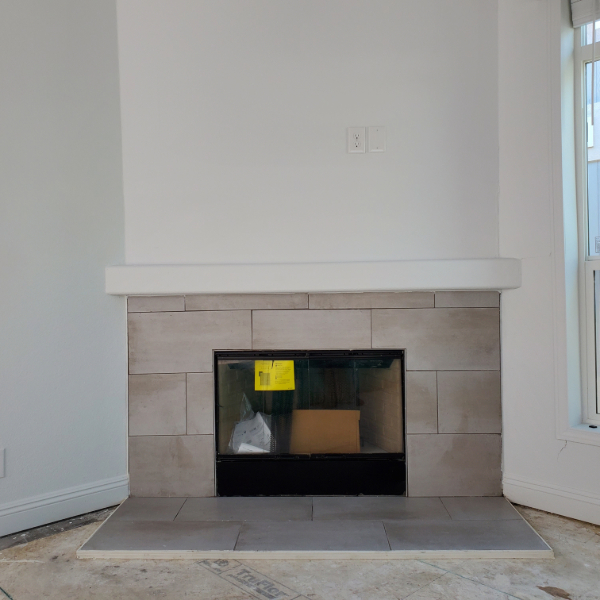 Wood or Gas Corner Fireplace