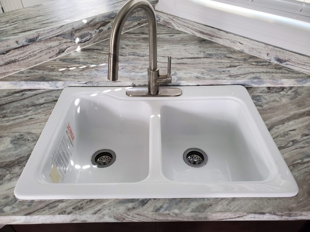 White Acrylic Sink